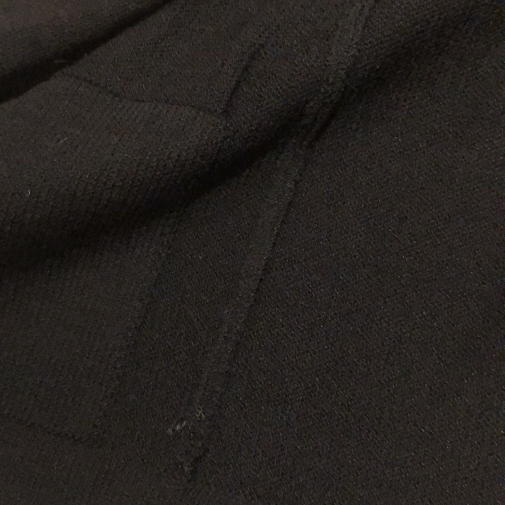 St. John Basics open front black cardigan - Picture 6 of 7